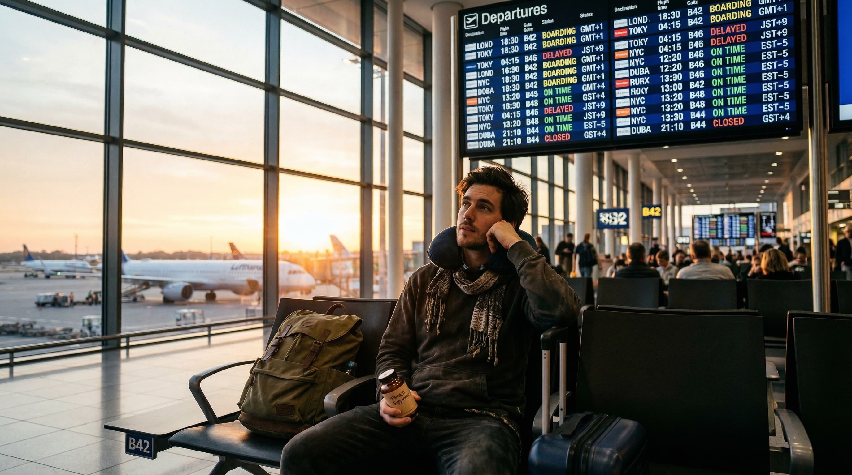 Melatonine bij jetlag: zo gebruik je het goed